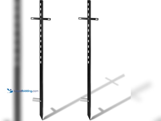 Lot 49-3532482 - Gisafai 2 Pcs 46 Inches Yard Sign Stakes Heavy Duty Metal Stake Yard Sign Holder for Outdoor Lawn Ba...