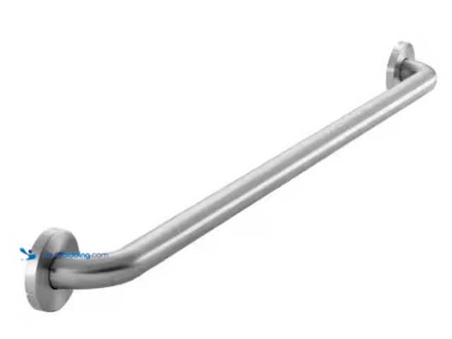 Lot 49-1569785 - Glacier Bay 36 in. L x 1 1/4 in. ADA Compliant Grab Bar in Brushed Stainless Steel, Model # 20135-03...