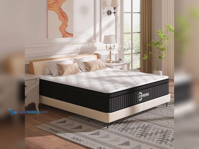 Lot 49-5406822 - Queen Mattress, 12 Inch Queen Hybrid Mattress in a Box, Upgrade Individually Pocket Springs, Medium ...