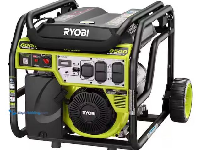 Lot 49-3611712 - Lot of RYOBI Generator Accessories Only - Includes (2) Wheels for RYOBI 9500-Watt Model # RY909500 G...