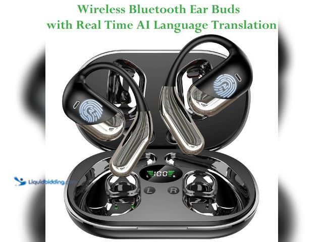 LiquidBidding - Lot 49-5565153 - Wireless Bluetooth Ear Buds Black with ...