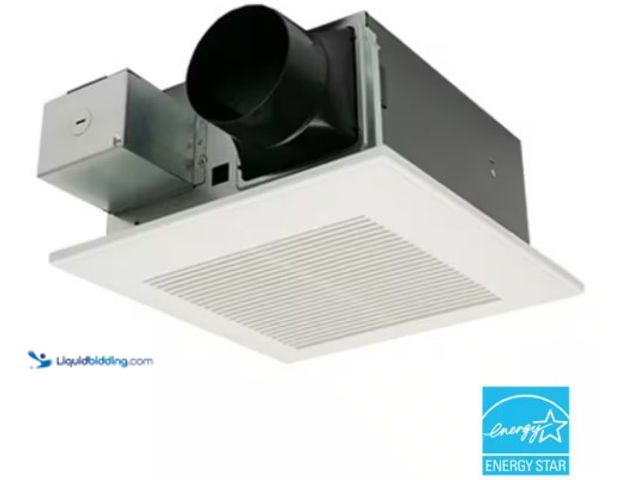 Lot 49-1516673 - Panasonic WhisperFit DC, Pick-A-Flow 50,80,110 CFM ENERGY STAR Quiet Ceiling Bathroom Exhaust Fan w/...