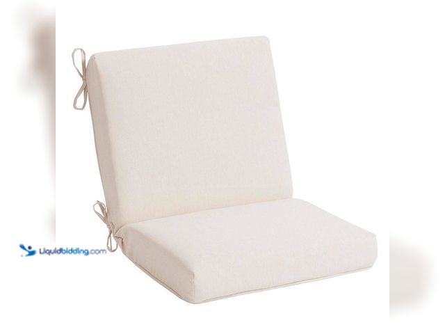 Lot 49-5556956 - Hampton Bay
20 in. W x 17 in. D CushionGuard Mid Back Dining Chair Outdoor Cushion in Almond Biscot...