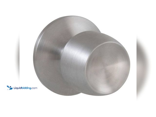 Lot 49-2024934 - Lot of (4)- Defiant Brandywine Stainless Steel Hall/Closet Door Knob. Model # 32T8630B. MSRP $48. Un...