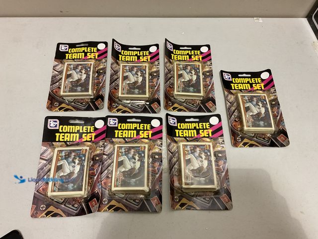 Lot 49-1977874 - Other LOT OF 7 FACTORY SEALED 1990 SPORTS DESIGN PRODUCTS COMPLETE DETROIT TIGERS TEAM SETS #COINS07...