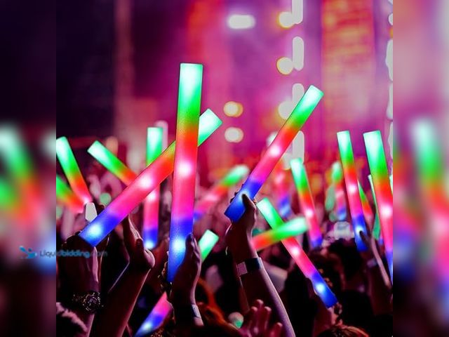 Lot 49-3527749 - 48 Pcs Foam Glow Sticks, Glow Sticks Bulk with 3 Modes Colorful Flashing, Light Up Baton Wands for K...