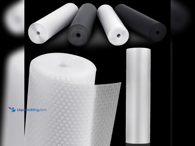 Lot 49-5409671 - Drawer Liners, Waterproof Shelf Liner, Anti-Slip Non-Adhesive BPA Free Kitchen Cupboard Cabinet Line...