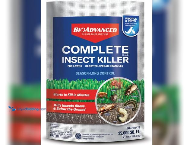 Lot 49-3509663 - BioAdvanced Complete Brand Insect Killer for Lawns, Granules, 20 LB. [ASIN: B09PQH3M1S] Unused