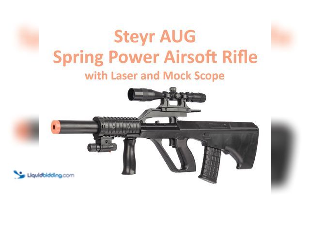 LiquidBidding - Lot 49-1820780 - Steyr AUG Spring Power Airsoft Rifle ...