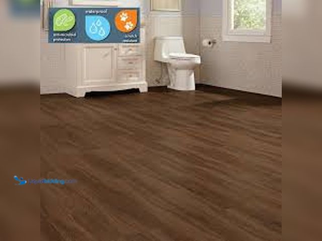 Lot 49-5448927 - Approx 165 Sq Ft - Lifeproof Shadow Hickory 22 MIL x 7.1 in. W x 48 in. L Waterproof Click Lock Luxu...
