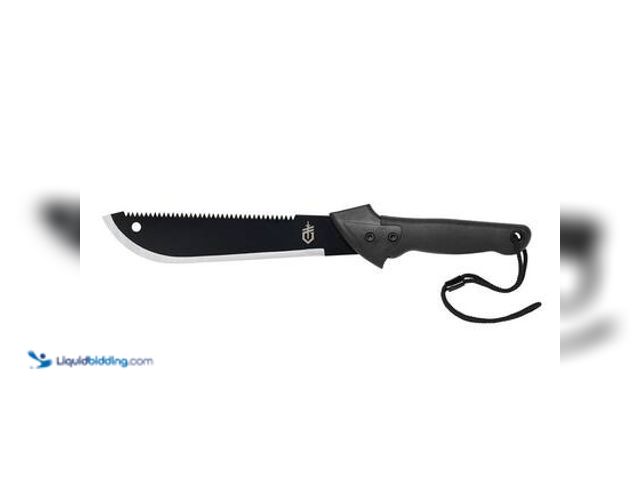 Lot 49-5572081 - Gerber Gator Machete Jr with 10.75 in. Blade (Sheath Included). Model # 31-003494N. Unused