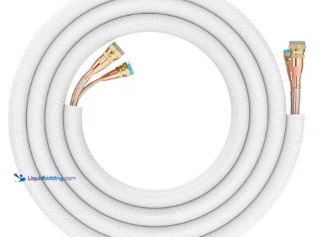 Lot 49-3612936 - MRCOOL 16 ft. Pre-Charged 1/4 in. x 3/8 in. No-Vac QuickConnect Line Set R454B for 5th Gen DIY Mini-...