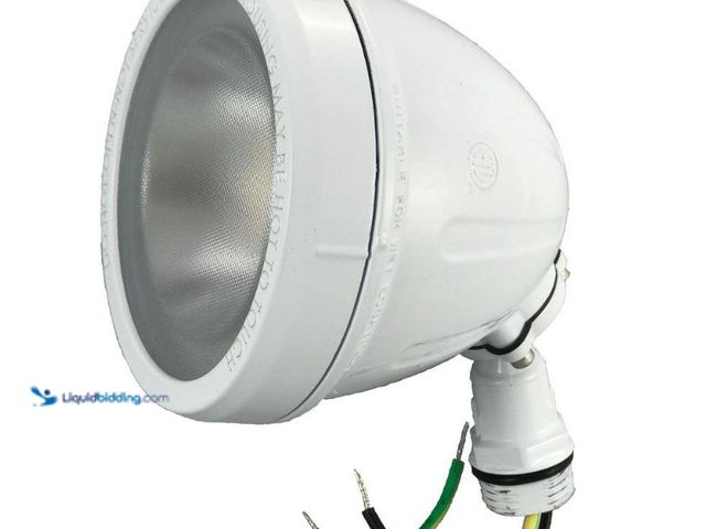 Lot 49-5543358 - QTY 2 - Commercial Electric
14-Watt Hardwired White LED Landscape Flood Light Metal Spot Light, 110...
