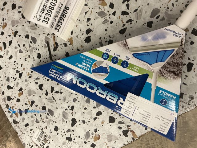 Lot 49-3539803 - Helio AirBroom - As Seen on TV - Broom - 12 in. Model #754502052400. New