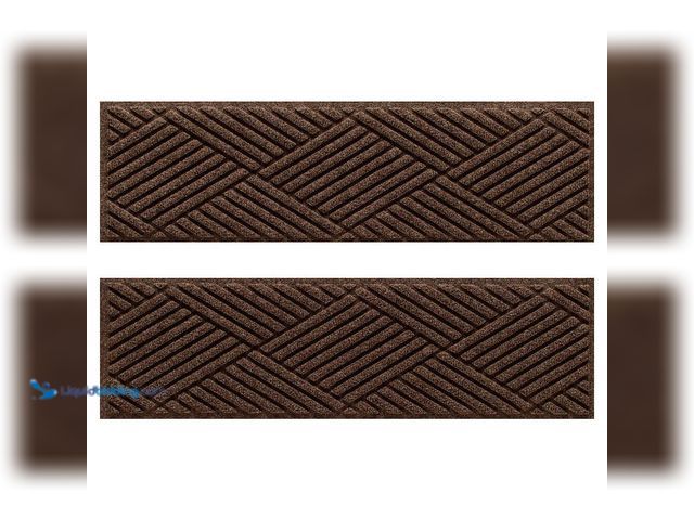 Lot 49-5440051 - Bungalow Flooring
Waterhog Diamonds 8.5 in. x 30 in. PET Polyester Indoor Outdoor Stair Tread Cover...