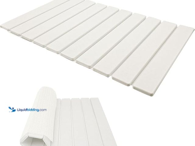 Lot 49-3600315 - Stone Bath Mat,24 x 15.4 Inch Non-Slip Diatomaceous Earth Bath Mat, Quick Dry Stone Bath Mats for Ba...