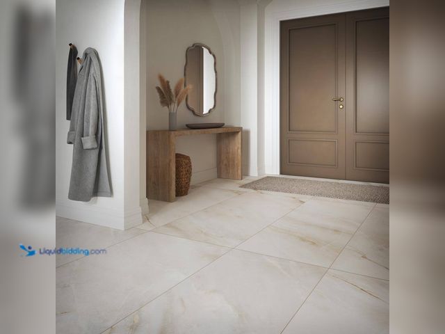 Lot 49-5508362 - Approx 280 sq.ft. Daltile
Panavista Quartzite Matte 24 in. x 48 in. Color Body Porcelain Stone Look...