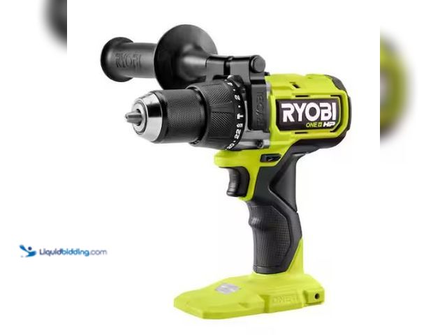 Lot 49-1544800 - RYOBI ONE+ HP 18V Brushless Cordless 1/2 in. Hammer Drill (Tool Only), Model # PBLHM102B, Unused, Te...