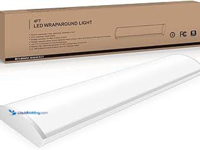 Lot 49-5551879 - Commercial Electric
4 ft. x 10 in. Hinged Wrap Light, 6500lm, Selectable CCT/Lumens, Integrated LED...