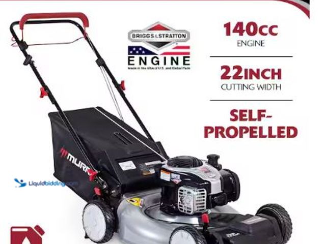 Lot 49-1517150 - Murray
22 in. 140 cc Briggs & Stratton Walk Behind Gas Self-Propelled Lawn Mower with Front Wheel D...