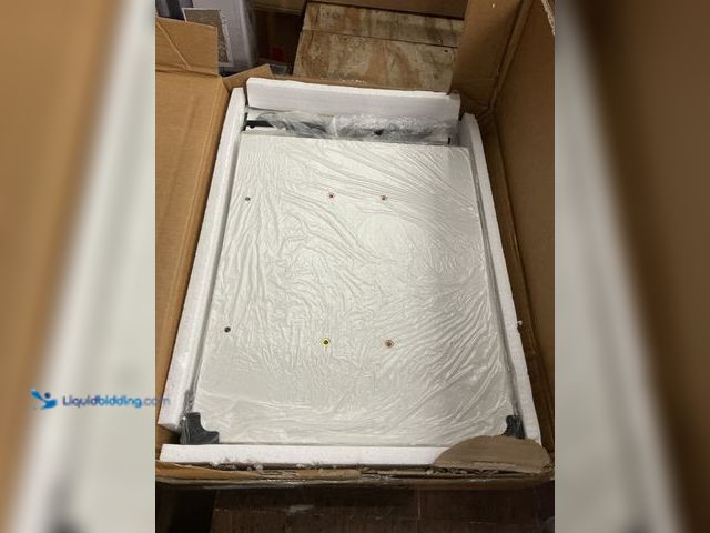 Lot 49-5463262 - Laptop Desk Bedside Table With Wheels (white) (hardware included) (hardware included) Unused