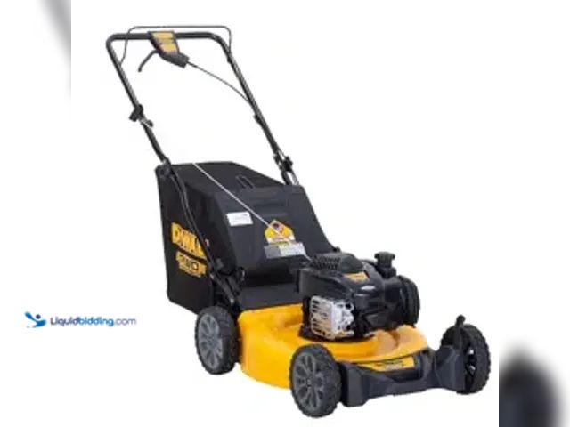 Lot 49-1627624 - Dewalt 21 in. Low Wheel Self-Propelled RWD Mower Model #DW12A-O1T9739, Used, Has Compression, Scuffs...