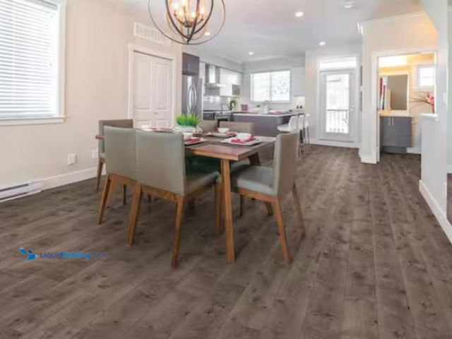 Lot 49-1515694 - Approx. 218 SQ FT of TrafficMaster Anniston oak 7 mm T x 7.6 in. W Laminate Wood Flooring (24.2 sqft...