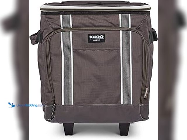 Lot 49-5407717 - Igloo Large Portable Insulated Soft Coolers with Rolling Wheels. Slightly used