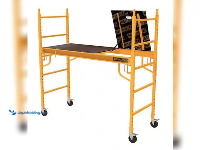 Lot 49-2006721 - MetalTech Safe Climb 6 ft. Baker Scaffold with Platform and Included Trap Door, 1250 lbs. Load Capac...