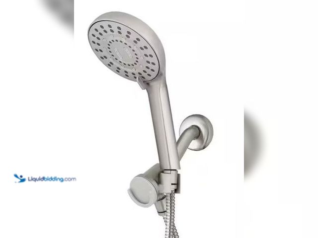 Lot 49-5478411 - Waterpik
8-Spray Wall Mount Magnet Assist Multi Height Handheld Shower Head 1.8 GPM in Brushed Nick...