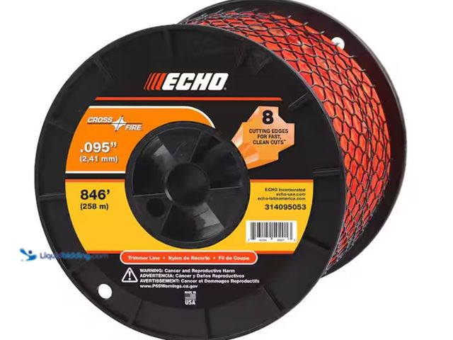 Lot 49-1631935 - APPROX. (846) ft of ECHO 0.095 in. Medium Spool Cross-Fire Trimmer Line, Model # 314095053, Unused. ...