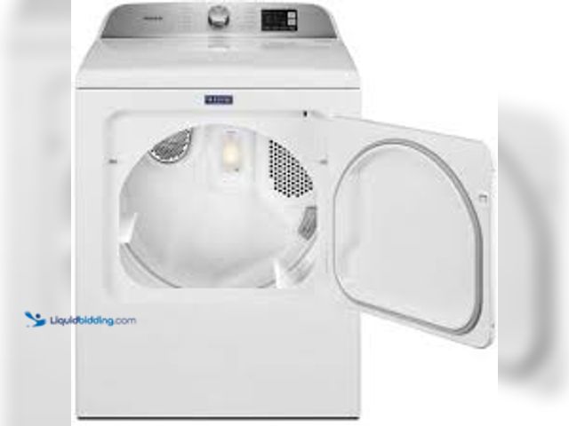 Lot 49-5485325 - Maytag 7.0 Cu.Ft Electric Dryer with Moisture Sensing. Item  1491084 Model  MED6200KW. Unused.