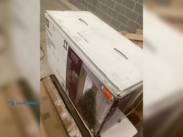 Lot 49-3539306 - home decorators collection 7.5 ft Yorkshire Twinkling Fir LED Pre- Lit Lit Tree. Model: 1013854058. ...