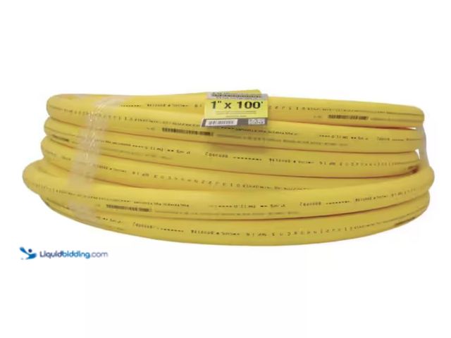 Lot 49-2006181 - HOME-FLEX 1 in. IPS x 100 ft. DR 11 Underground Yellow Polyethylene Gas Pipe, Model # 19-111100, Unu...