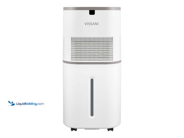Lot 49-5487097 - Vissani 6 Gal. Evaporative Humidifier for Whole House in White (powers on) Used