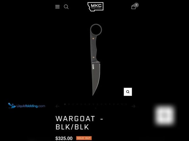 Lot 49-1831675 - Wargoat knife brown in color. Out of box. New unused.