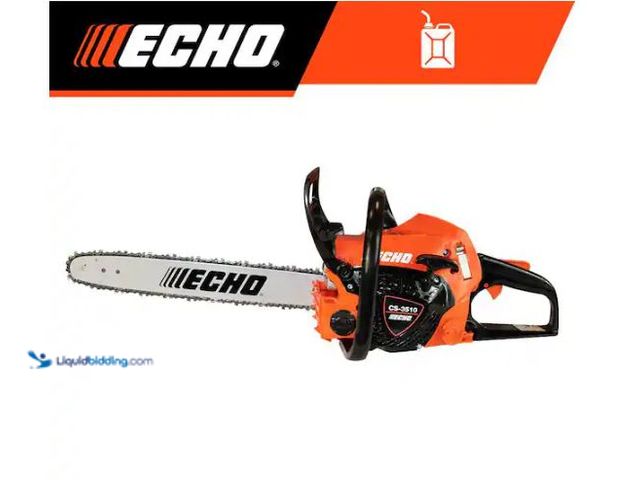 Lot 49-1624647 - ECHO 16 in. 34.4 cc Gas 2-Stroke Engine Rear Handle Chainsaw Model # CS-3510-16, Unused, Has Attachm...