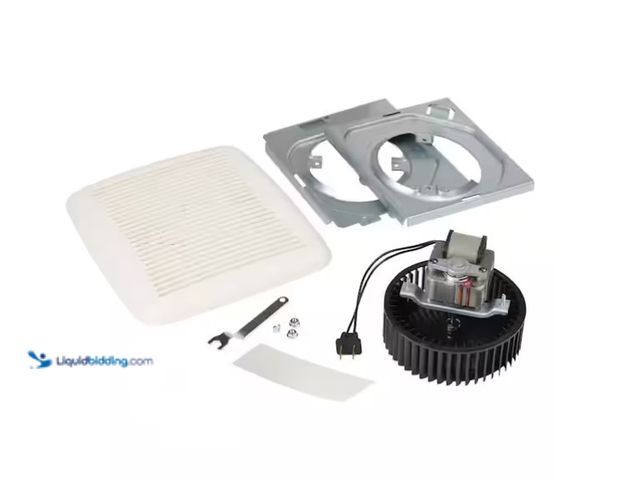 Lot 49-1575535 - Broan-NuTone QuicKit 60 CFM 3.0 Sones Bathroom Replacement Motor and Grille/Cover, Model # BKR60, Un...