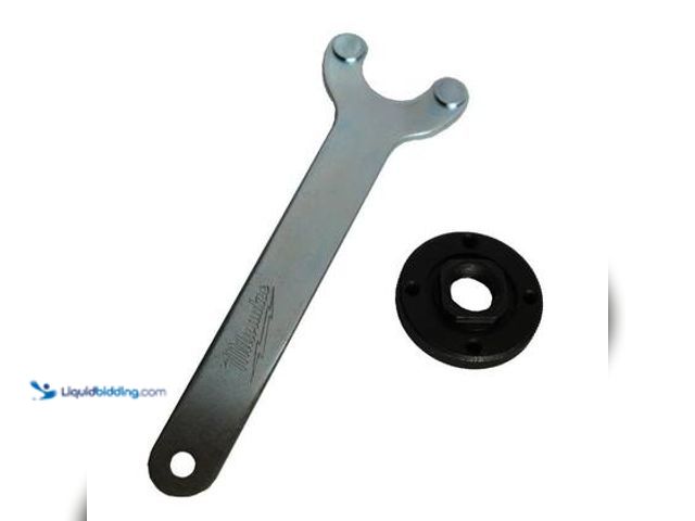 Lot 49-3565626 - Milwaukee Spanner Wrench and Lock Nut Combination Kit. Model # 48-03-1050. Unused