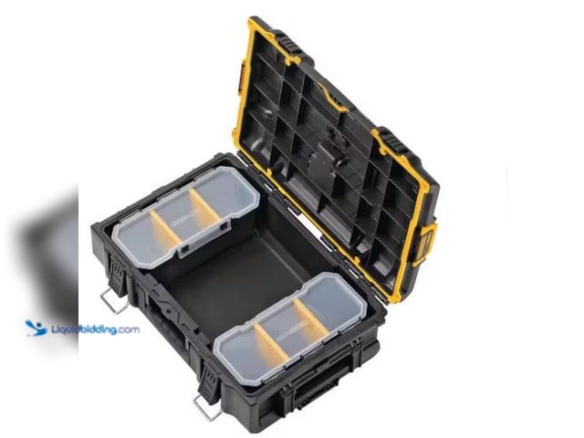 Lot 49-1516922 - DEWALT TOUGHSYSTEM 2.0 22 in. W Small Modular Tool Box, Model # DWST08165, unused.  Ref#HD-PA0717