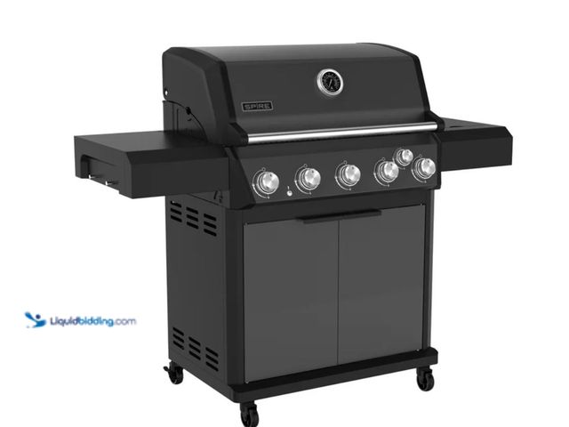 Lot 49-1623864 - Spire 550X 6 Burner Dual Fuel Gas Grill with Cover, Model # 720-1143B, MSRP $539.99, Unused, Has som...
