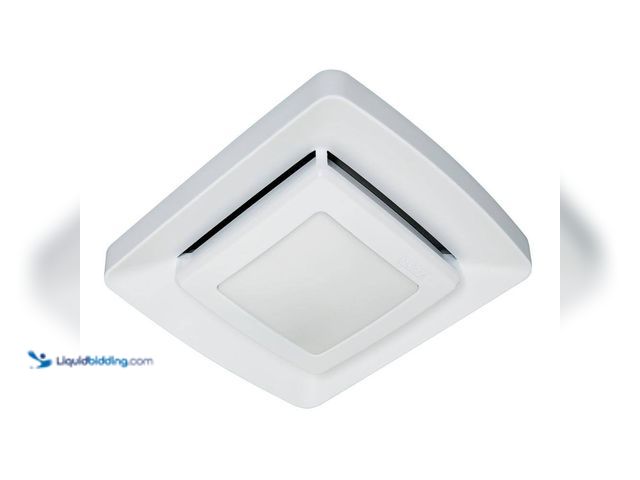 Lot 49-5453377 - Broan-NuTone Quick Installation Bathroom Exhaust Fan Replacement Grille/Cover with LED Light. [Model...