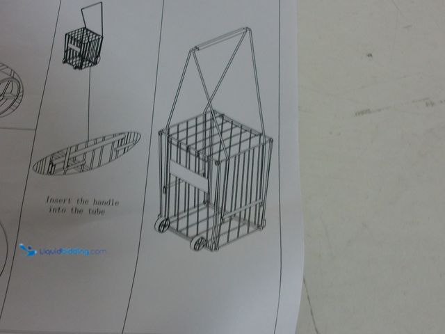 Lot 49-3482631 - Salyoubrious Adult Ball Pick Up Basket Tennis Ball Collection Pick-Up Basket in Black Model #1674655...