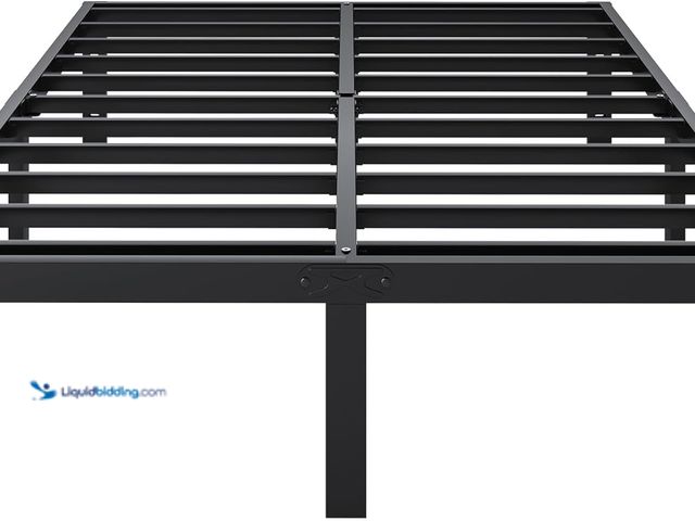 Lot 49-3531452 - Bed Frame Queen Size, 14 Inch Heavy Duty Metal Platform Bed Frame No Box Spring Needed, Mattress Fou...