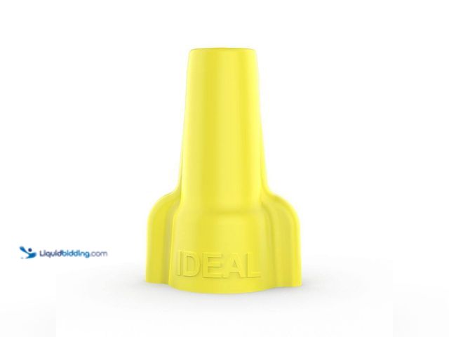 Lot 49-5440065 - IDEAL
Wing-Nut Wire Connector, 451 Yellow, Jar of 500 Unused