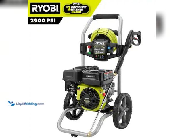 Lot 49-1631089 - RYOBI 2900 PSI 2.5 GPM Cold Water Gas Pressure Washer with 212cc Engine, Model # RY802925, Slightly ...