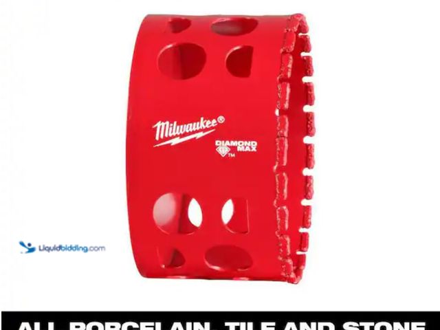 Lot 49-1631408 - Milwaukee 3 in. Diamond Max Hole Saw, Model # 49-56-5669, New.  Ref#BIN0716