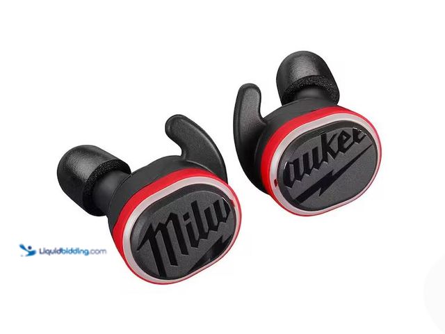 Lot 49-1568506 - Milwaukee REDLITHIUM USB Bluetooth Jobsite Ear Buds Model # 2191-21, Unused  Ref#SR1230