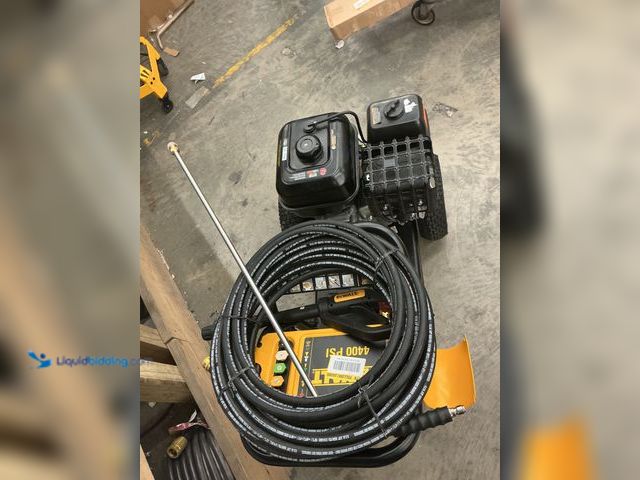 Lot 49-5476493 - DEWALT 4400 PSI 4.0 GPM Cold Water Gas Pressure Washer. Model # DXPW61377. Used slighty and has comp...