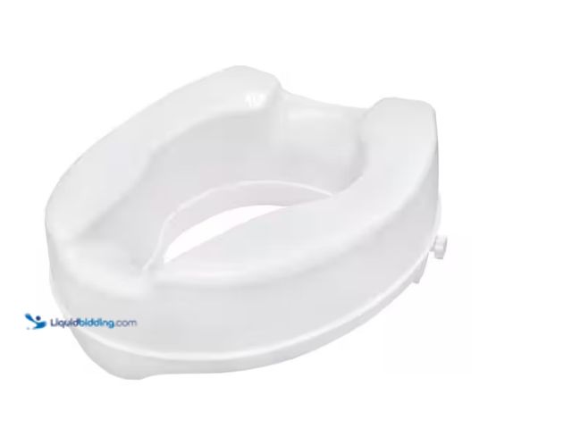 Lot 49-1575472 - Drive Medical Raised Toilet Seat with Lock, Model # rtl12064, Unused  Ref#ASRHD0130